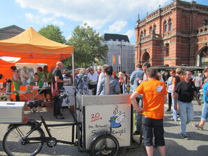 Offenes Essen für alle am Bremer Hauptbahnhof